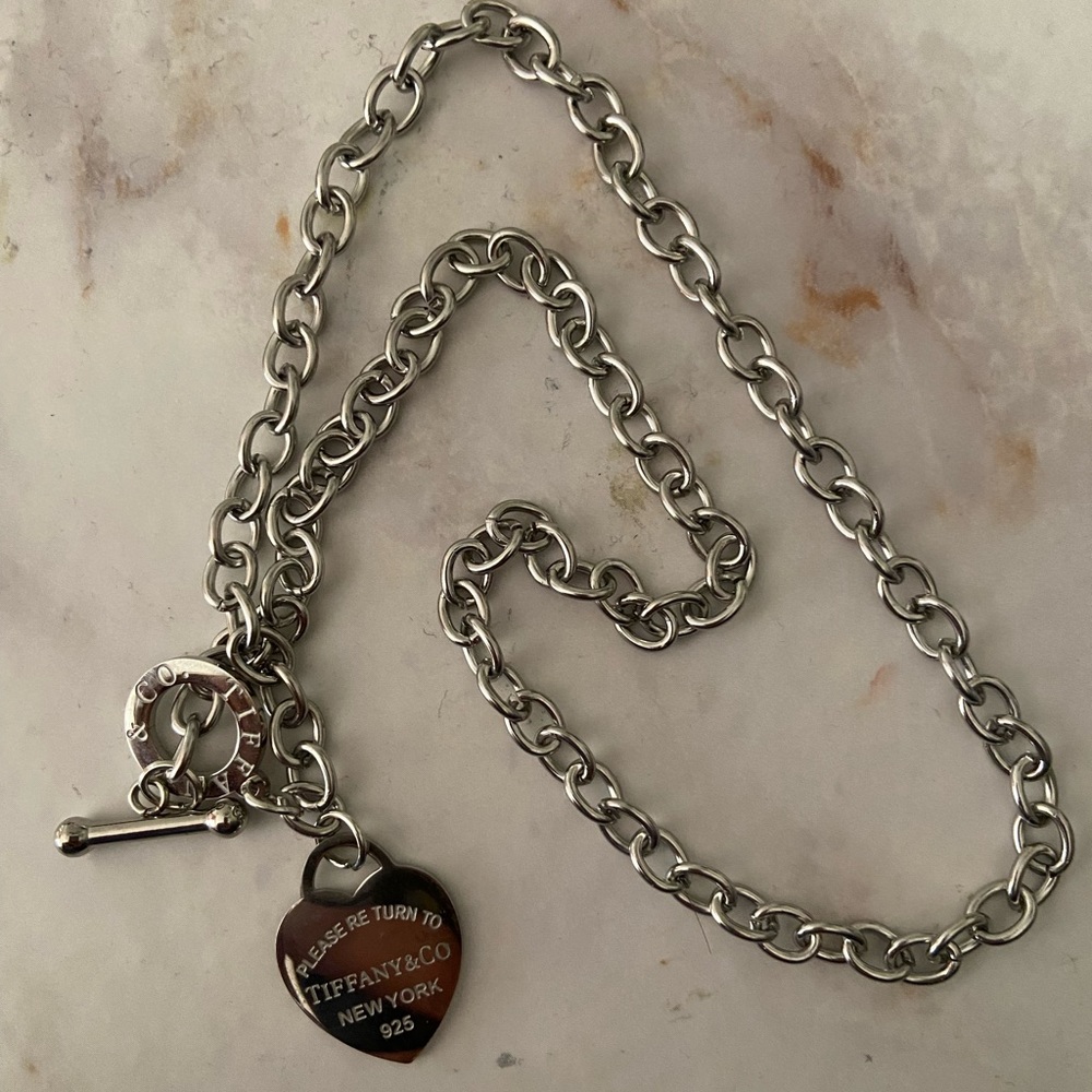 Tiffany & Co Heart Tag Necklace Dupe